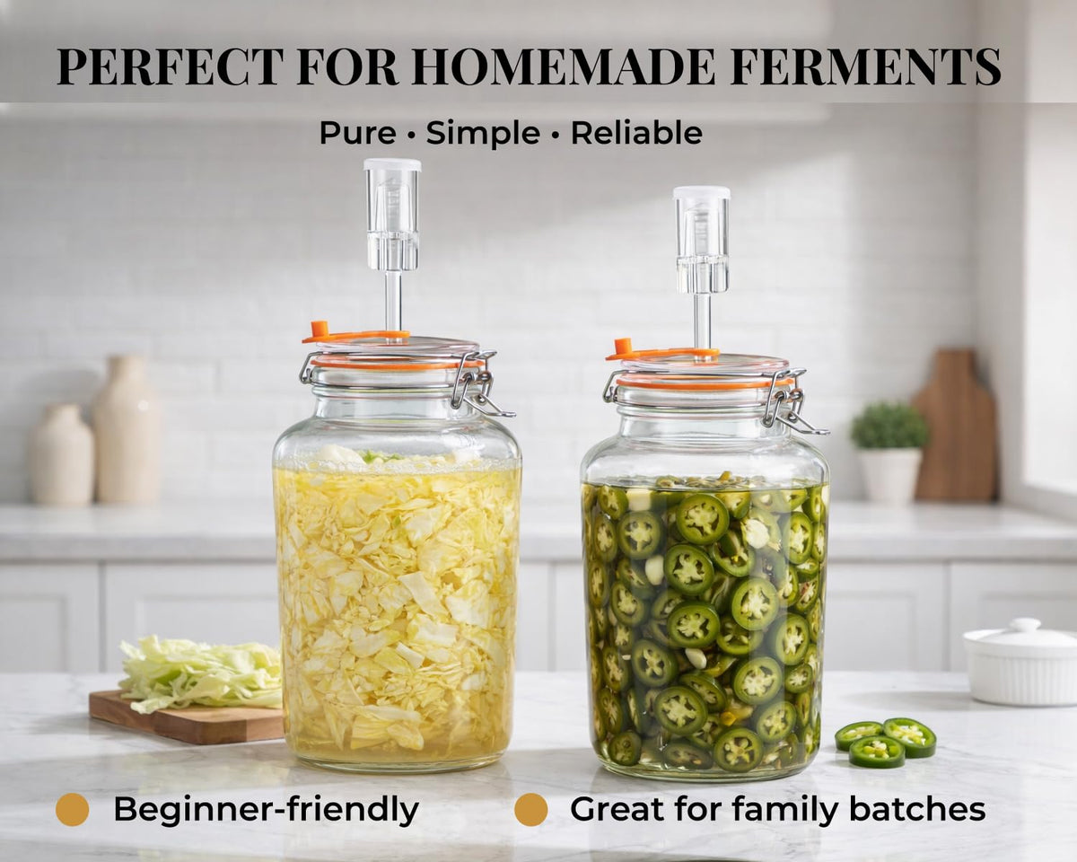 Glolaurge kit includes everything needed for beginner fermentation