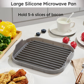 Glolaurge 11x10 inch tray fits standard microwaves