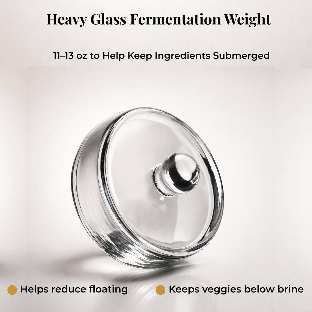 Glolaurge wide-mouth jars simplify cleaning and loading sauerkraut