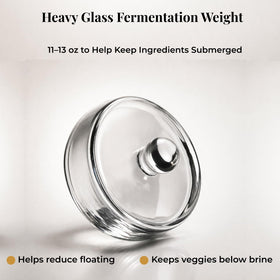 Glolaurge wide-mouth jars simplify cleaning and loading sauerkraut