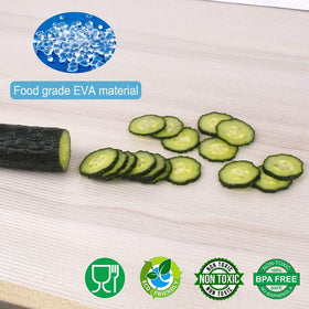 Glomen shelf liner easy-cut edge fits any space.