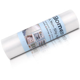 Glomen oil-proof kitchen liner protects cabinet surfaces from spills.