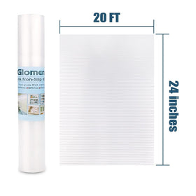 Glomen shelf liner refrigerator-shelf keeps containers clean and accessible.