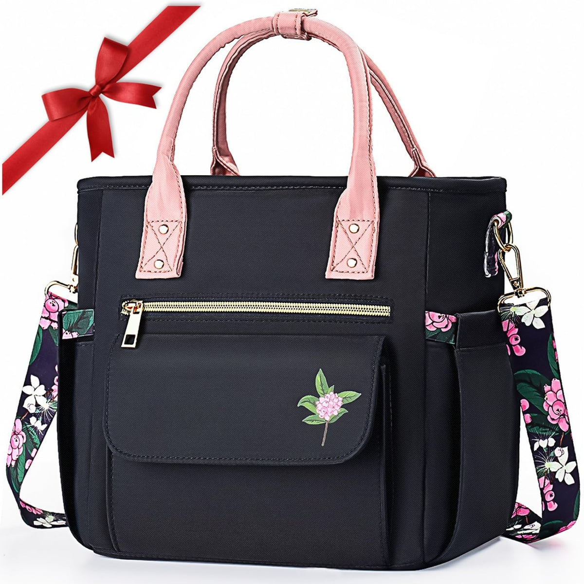 GLORIEROO Deluxe insulated lunch bag with wide opening for easy packing and retrieval