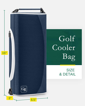 GLORIEROO cooler bag interior highlights 6-can capacity and organized pocket.