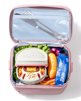 GLORIEROO lunch bag BPA-free liner preserves safety and freshness.