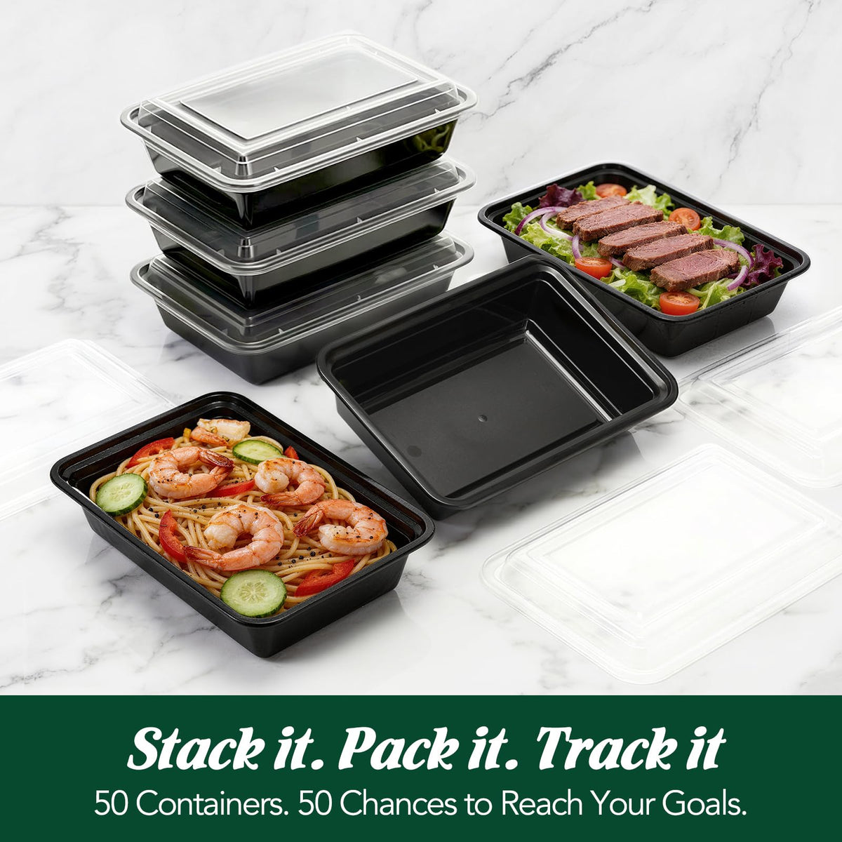 Glotoch Express nestable BPA-free design saves fridge and cabinet space.