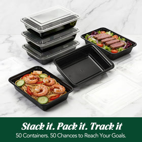 Glotoch Express nestable BPA-free design saves fridge and cabinet space.