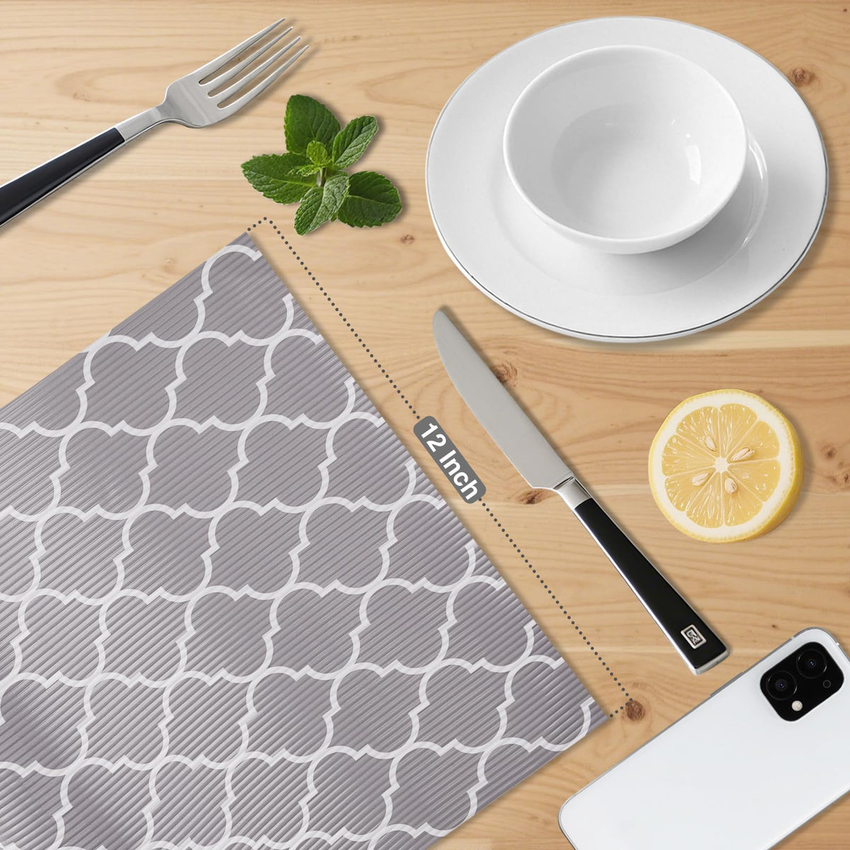 Glotoch Express non-slip drawer liner prevents slips and spills daily.