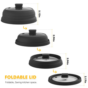 Durable tempered glass body and BPA-free silicone for safe reheating