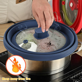 Glouglou GGG collapsible silicone rim saves storage space.