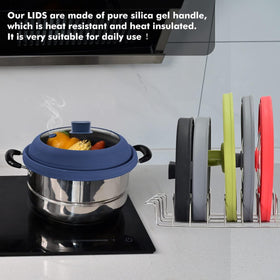 Glouglou GGG dishwasher-safe glass lid enables easy cleanup after cooking.