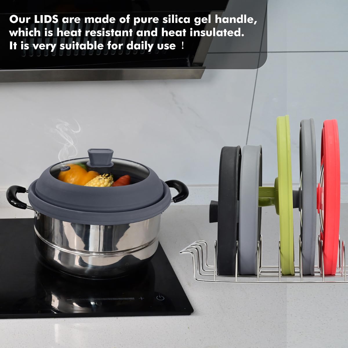 GLOU-GLOU GGG dishwasher-safe cover allows easy cleaning after use.