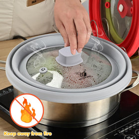 GLOU-GLOU GOOSE GGG anti-scald silicone handle for safe lifting.