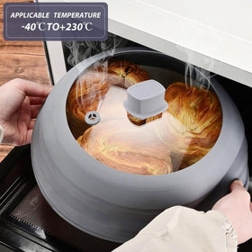GLOU-GLOU GOOSE GGG tempered glass lid with vent holes for safe steaming.