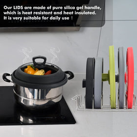 GLOU-GLOU GOOSE GGG tempered glass lid is durable and BPA-free for everyday use.