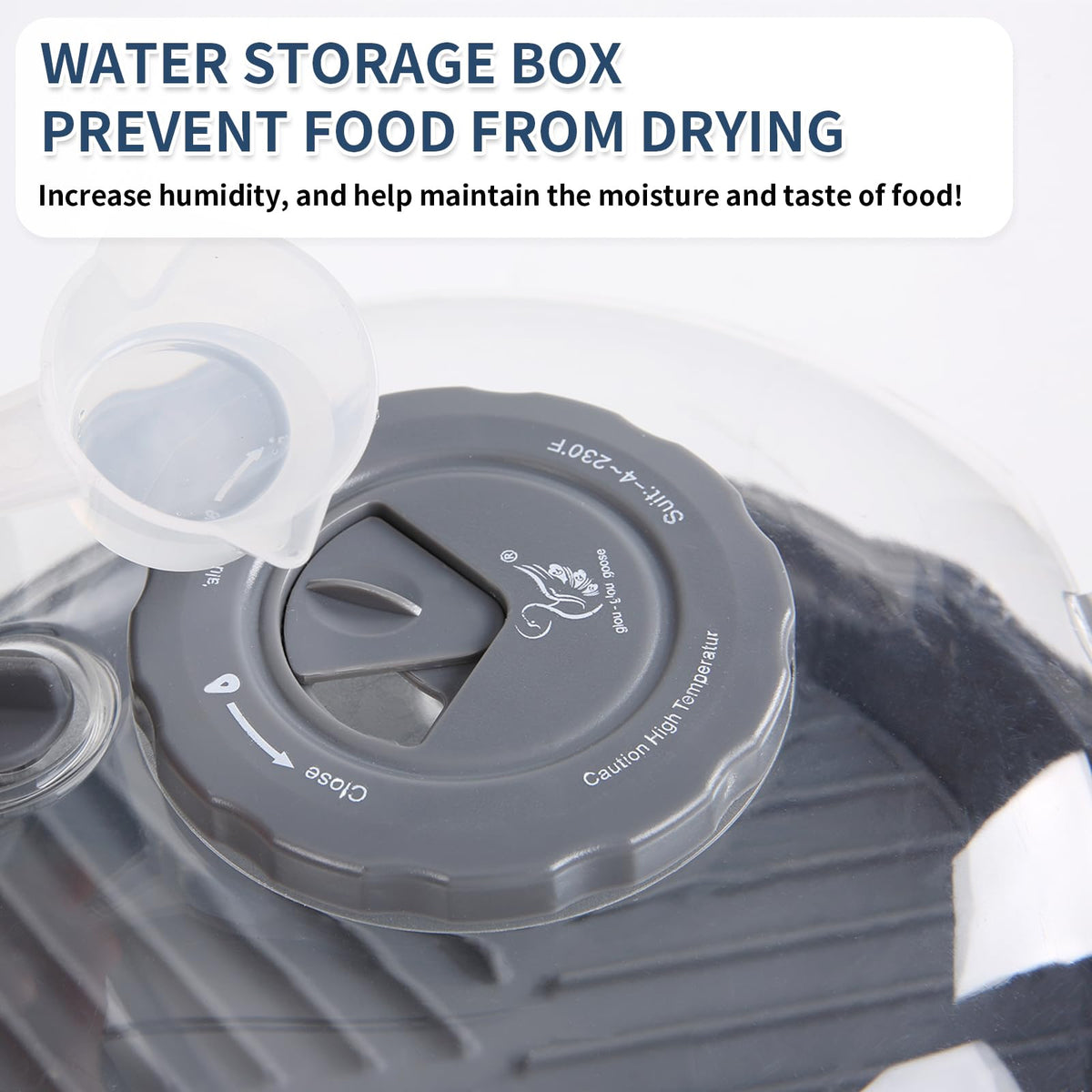 GLOU-GLOU GOOSE GGG water steamer vent aids even heating.