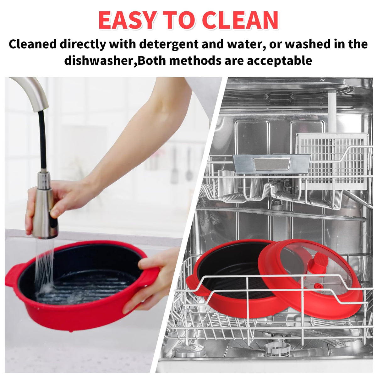 GLOU-GLOU GOOSE GGG compact red design fits small kitchens