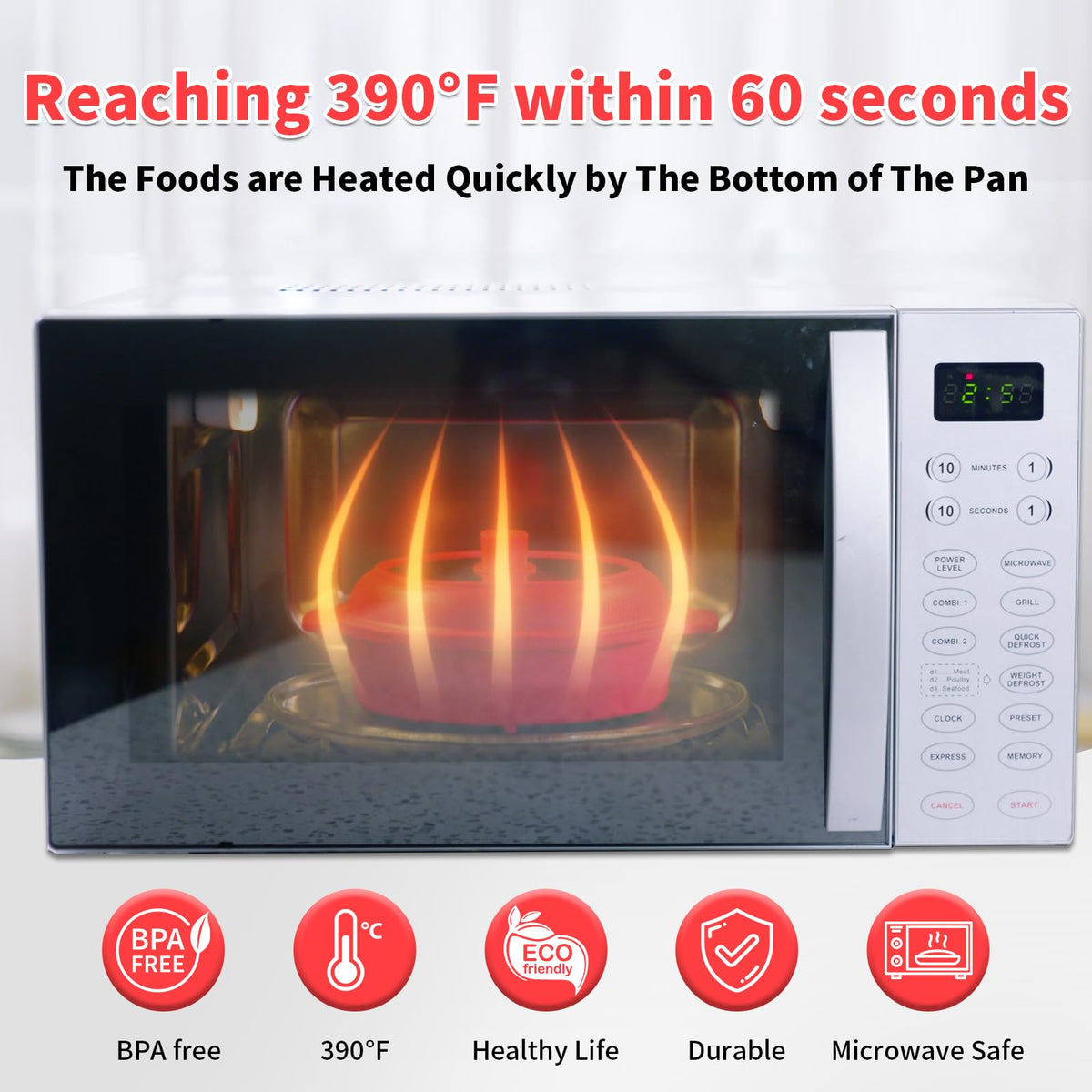 GLOU-GLOU GOOSE GGG silicone cover protects hands during cooking