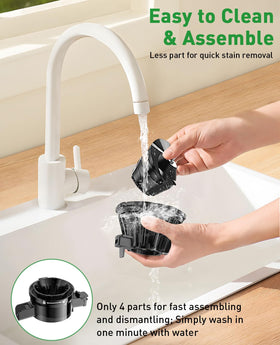 GlowWise compact footprint saves counter space on any counter