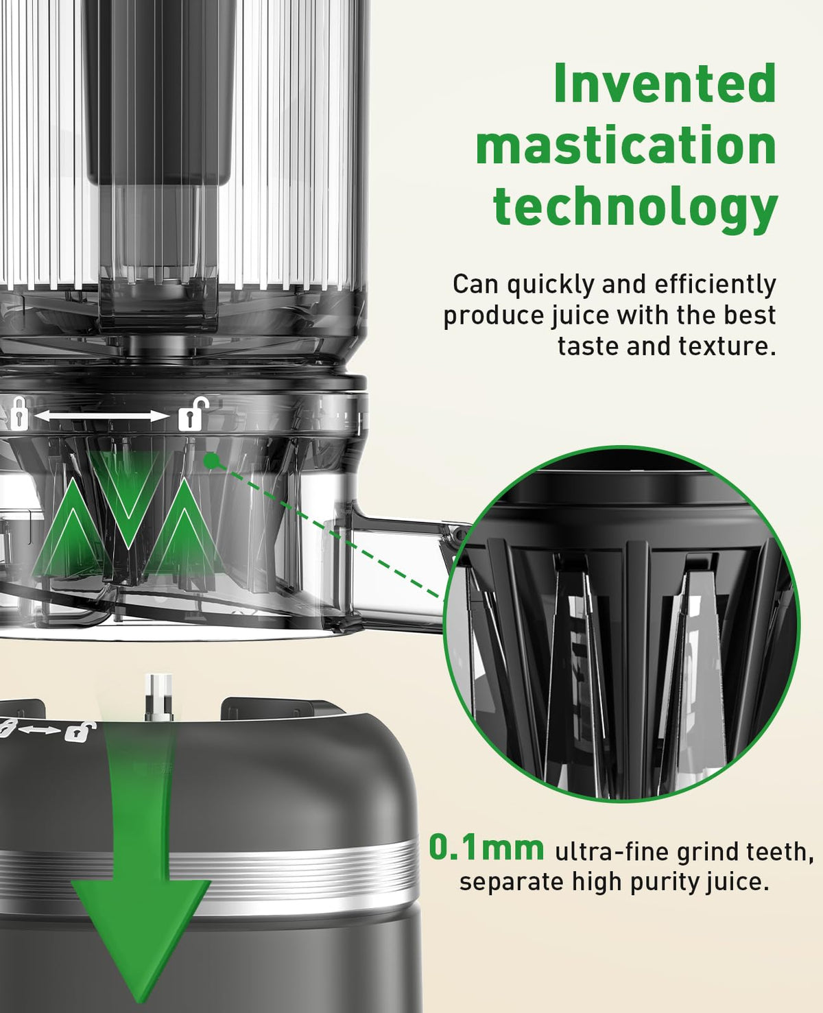 GlowWise easy-clean six-part design for quick assembly and clean-up