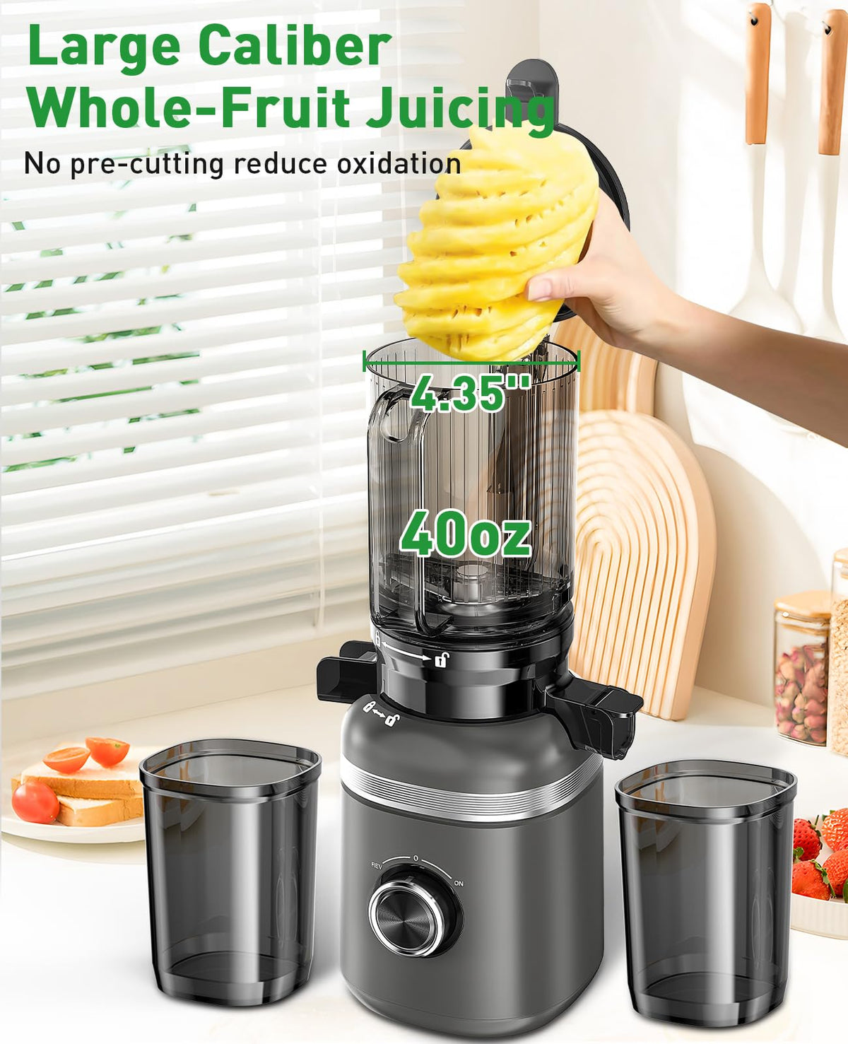 GlowWise triple-filter system minimizes foam for richer flavor
