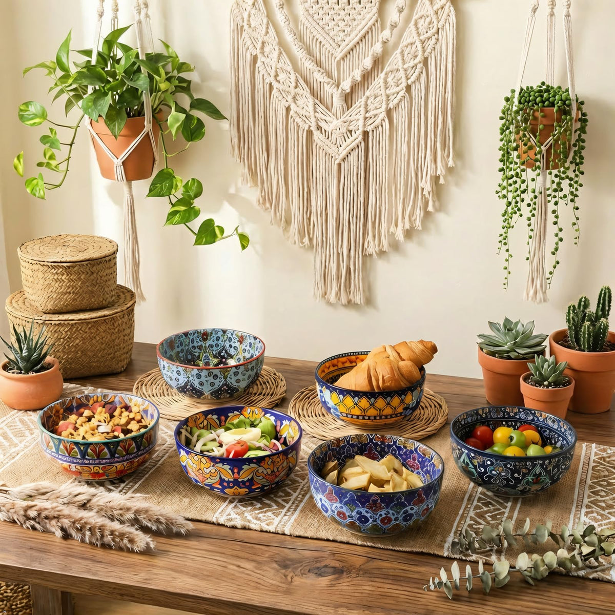 Glowworm bowls designed for home or small restaurant table settings.