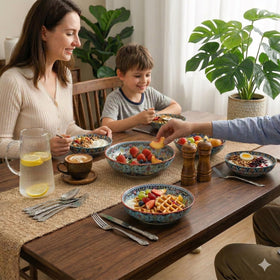 Glowworm 42 oz capacity boosts portions for hearty pasta and large salads.