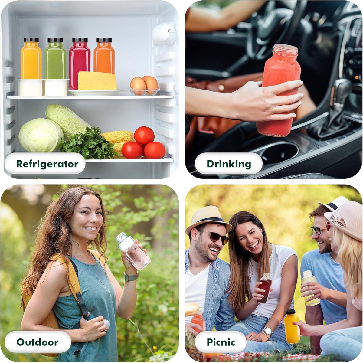 Glxgow reusable containers save space in fridges and backpacks.