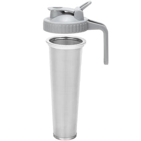 Glyntrof cold brew filter with pour spout lid for mess-free iced coffee.