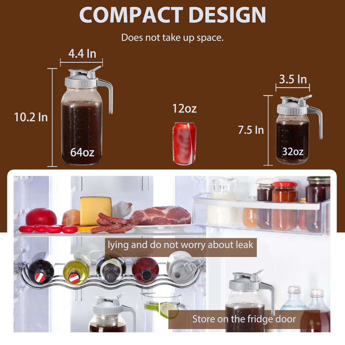 Glyntrof fridge-friendly storage fits in compact spaces.