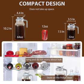 Glyntrof fridge-friendly storage fits in compact spaces.