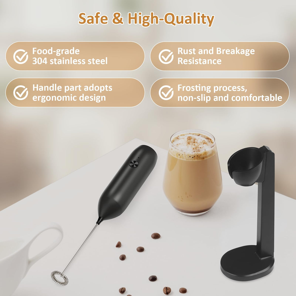 GLZOOO ergonomic non-slip handle for comfortable use