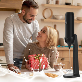 GLZOOO frother stand aids drying and convenient storage after use