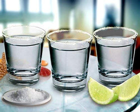 Gmark balanced, dishwasher-safe shot glasses for easy cleaning and steady pours.
