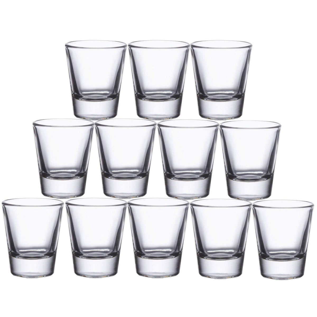 Gmark heavy-base shot glasses set shows stability for confident pours.