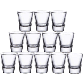 Gmark heavy-base shot glasses set shows stability for confident pours.