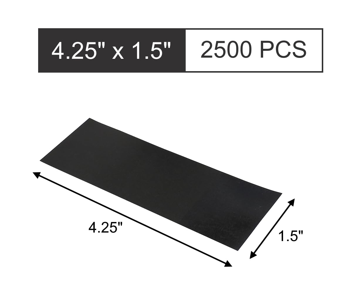 Close-up of Gmark self-adhesive napkin band adhesive strip.