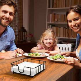 GMFINE napkin holder with stackable design saves table space