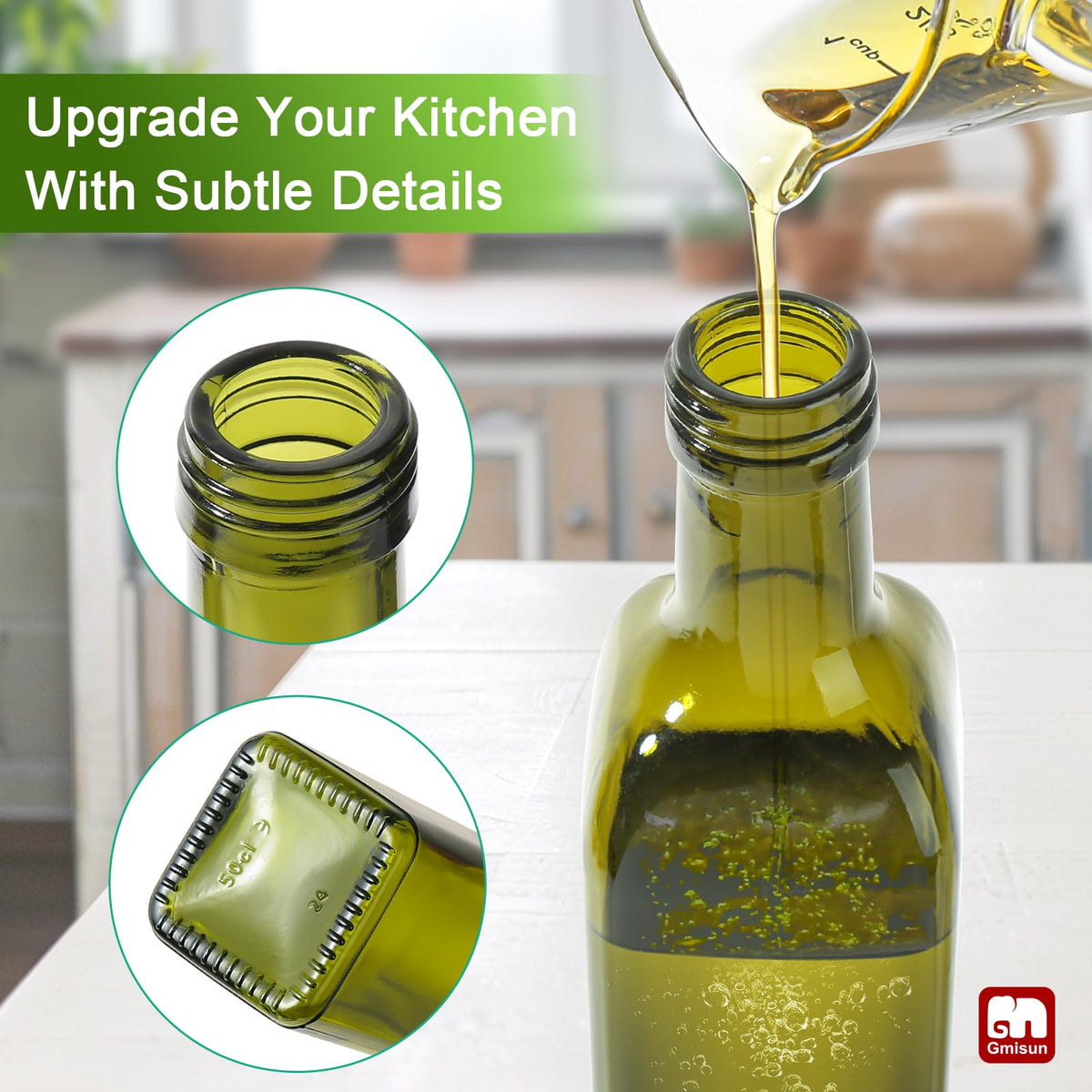 GMISUN dispenser with airtight lid keeps contents fresh and clean.