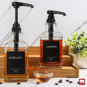 GMISUN durable glass syrup bottle supports busy daily coffee routines.