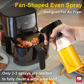 GMISUN oil sprayer is easy to clean with warm soapy water