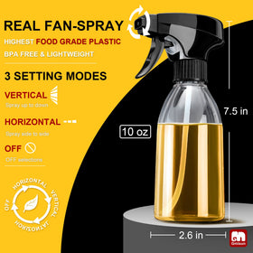 GMISUN oil sprayer features leak-proof cap for mess-free cooking