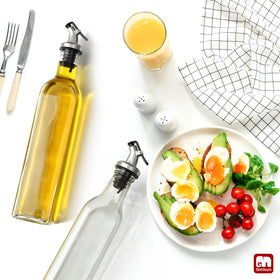 GMISUN clear glass bottles showcase oil quality.