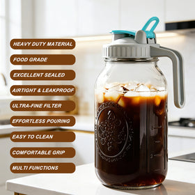 GMSWEET ergonomic thick handle supports full jar weight