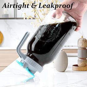 GMSWEET 160 micron stainless steel filter keeps grounds out for smoother coffee