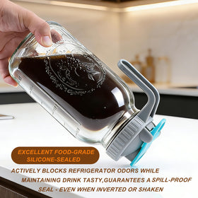 GMSWEET wide-mouth pour cap for mess-free filling