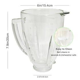 Gnicaela parts kit includes jar, lid, blade, base, and seals.