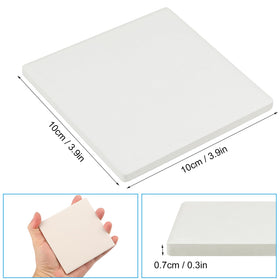 GNIEMCKIN unglazed ceramic tile with cork backing for spills.