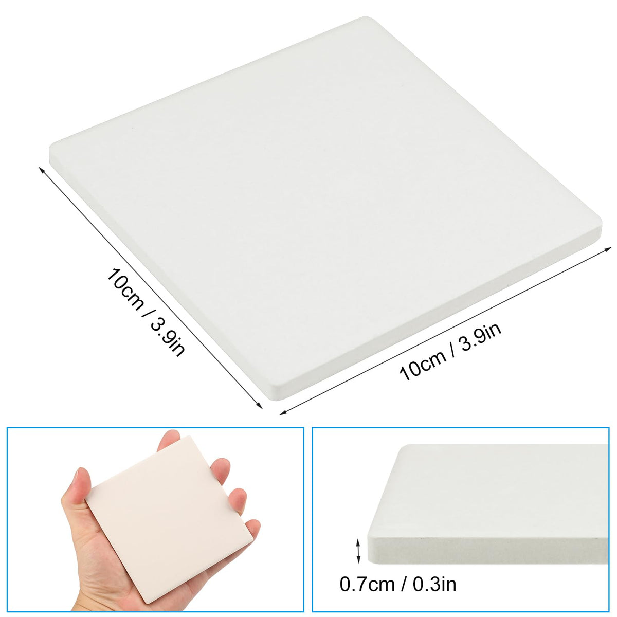 GNIEMCKIN unglazed ceramic tiles offer writable surfaces for personalized designs